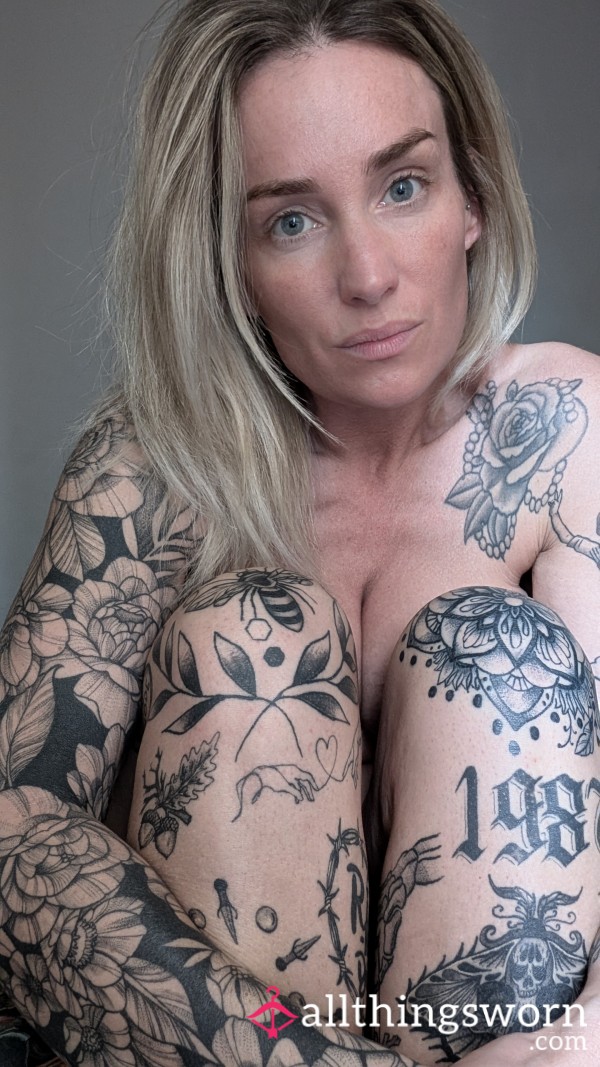 On My Bed - Showing Feet To Camera