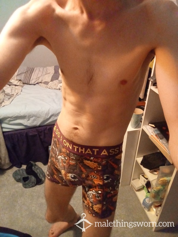 On That A** Colourful Boxer Shorts Well-worn Size S