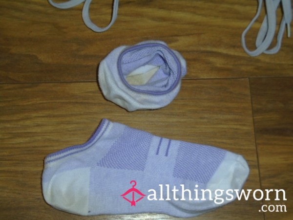 Once Purple And White Socks😏