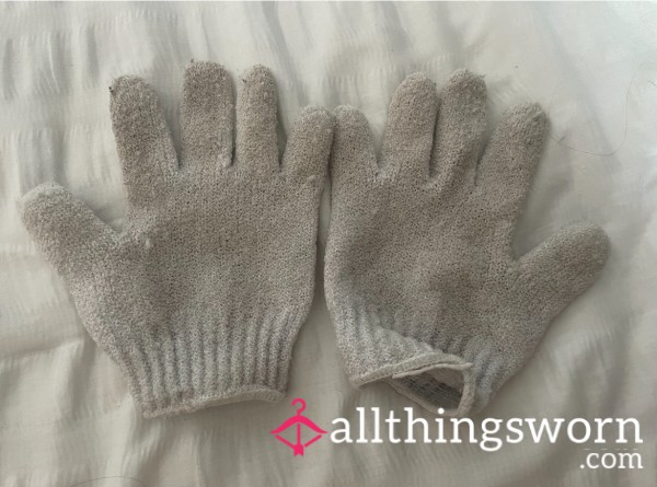 Once White Exfoliating Gloves