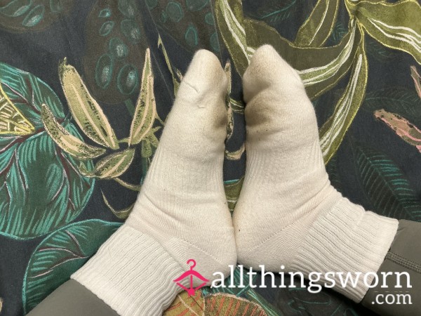 One Day Worn Socks…but They Saw A Lot Of Hands On Action 💦