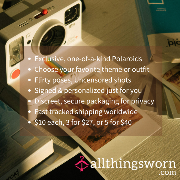 PERSONALIZED POLAROIDS: Create A Truly One-of-a-Kind Experience
