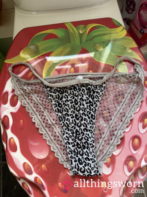 One Of My Favorite Pairs Of Leopard Print Panties Is Ready For A New Home… Worn, Well-loved, And Full Of My Wild Goddess Energy. Who’s Worthy Of Claiming Them