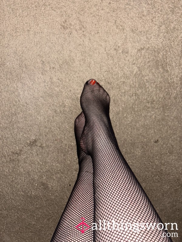 One Of My Favorite Things To Wear…s**y Fishnet Pantyhose.