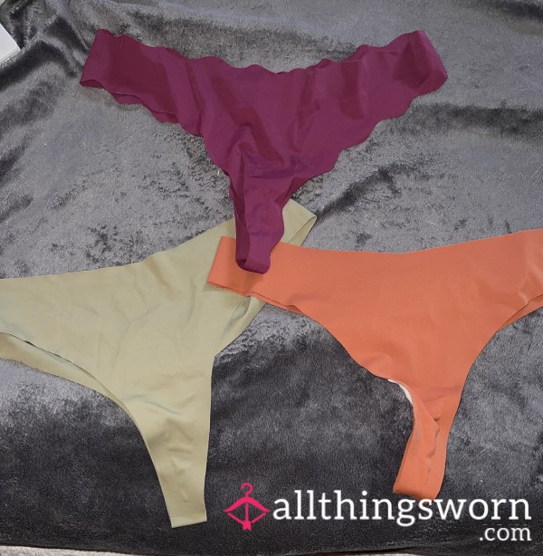 One Pair Sweet Scented Panties. Bare Pink Soft Pu**y!!