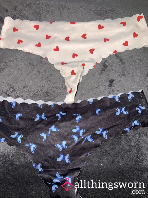One Pair Sweet Scented Panties. Bare Soft Pink Pu**y!!