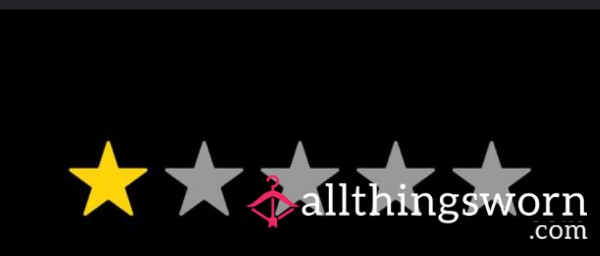 One Star Rateing !