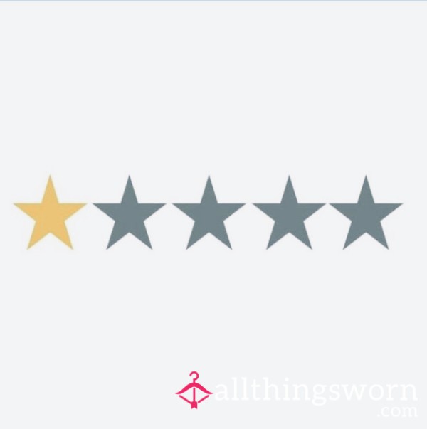 One Star Review🖤