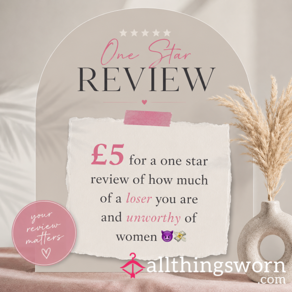One Star Review