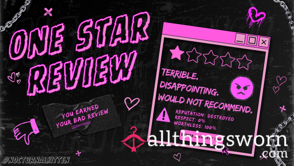 One Star Review