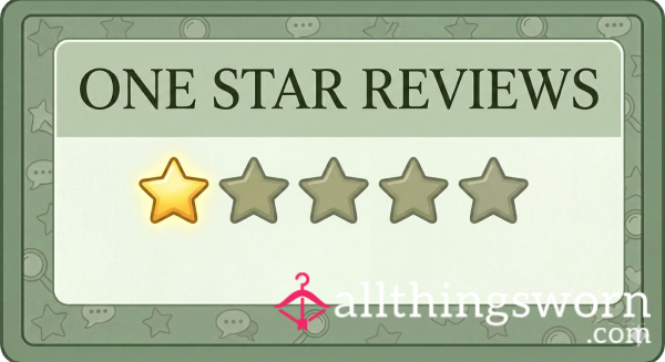 One Star Review - Everyone Will See How Disappointing You Are