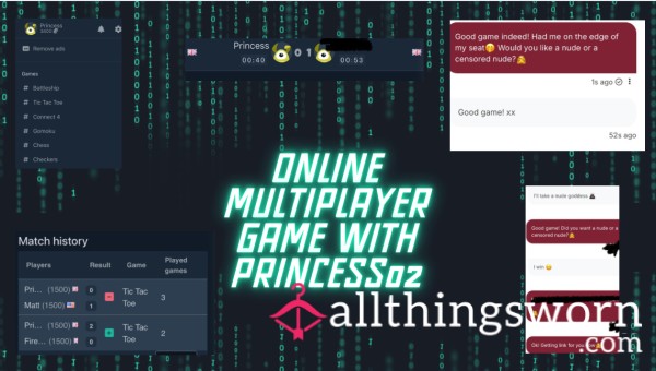 Online Multiplayer Game With Princess02👑