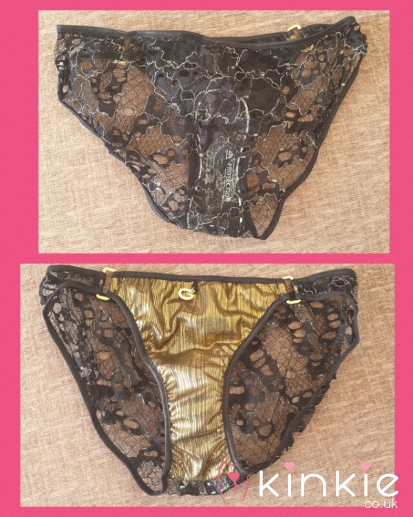 Ooh Look Sissy....shiny Mesh Panties! ✨