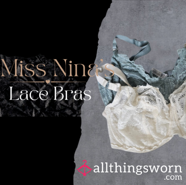 Ooo La La Lacy Bras - Clean Or Worn? Your Choice 😉