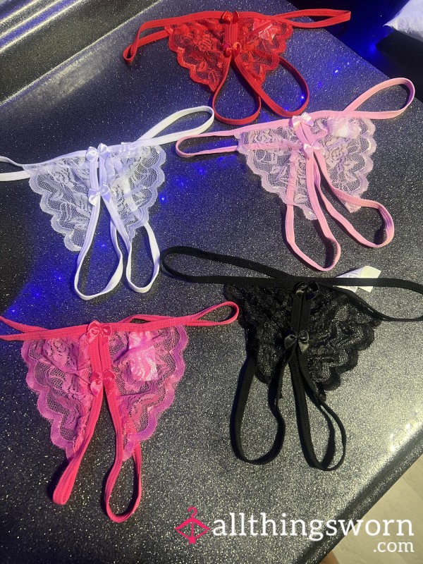 Open Crotch Thong