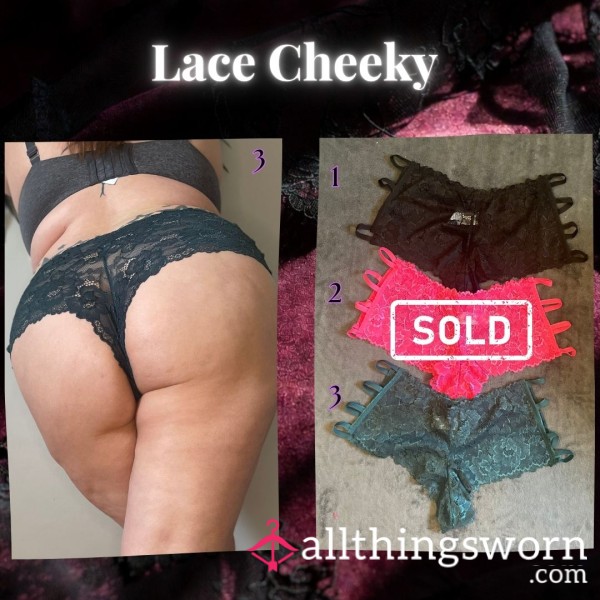 Open Sided Lace Cheeky