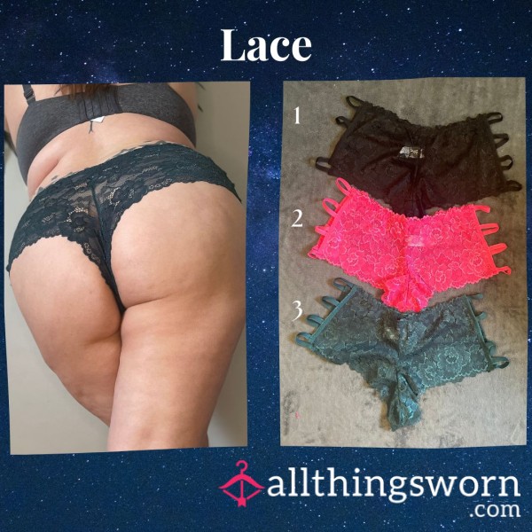 Open Sided Lace Cheeky