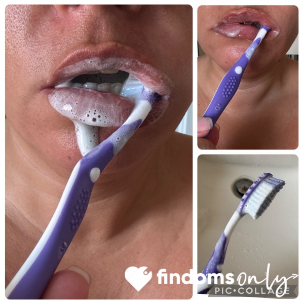Open Wide For Mistresses Toothbrush And Sp*t