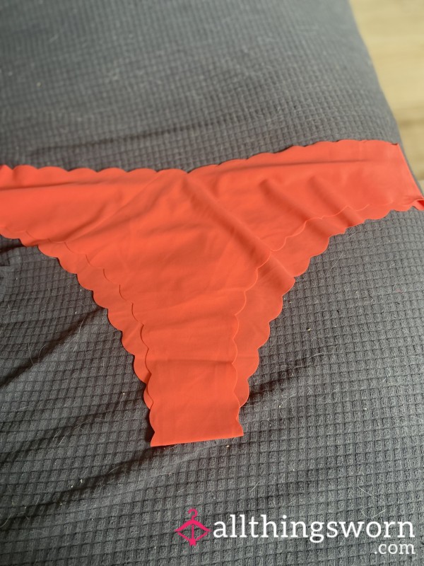 Orang Satin Cheeky Panties
