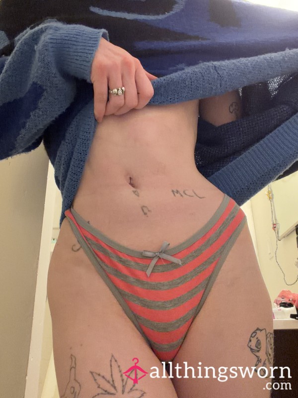 Orange And Grey Fullback Panties!