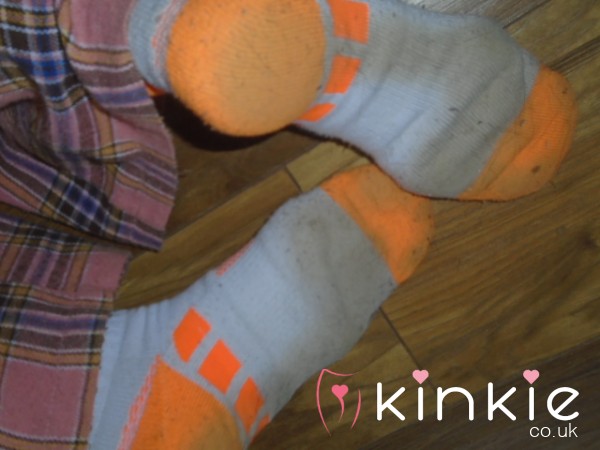 🧡Orange And Once White 😏Thick Ankle Socks🧡