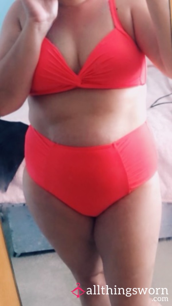 Orange  Bikini