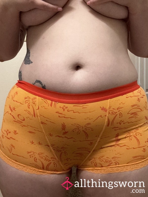 Orange Boy Shorts