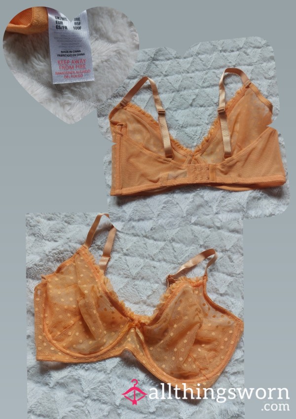 Orange Bra Size 38E