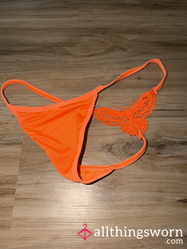 🧡 Orange Bu*terfly G String 🧡