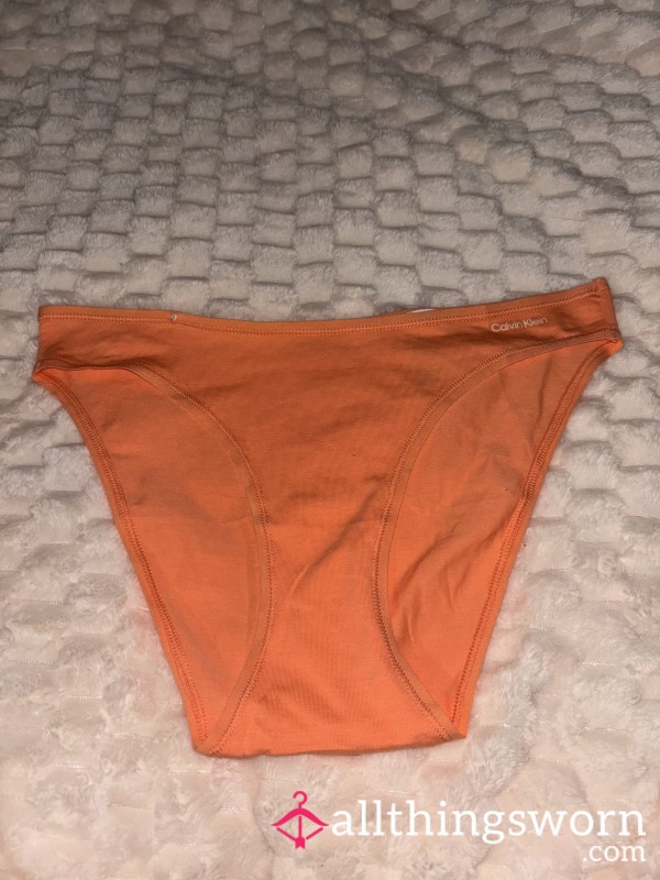 Orange Calvin Klein Bikini Panties
