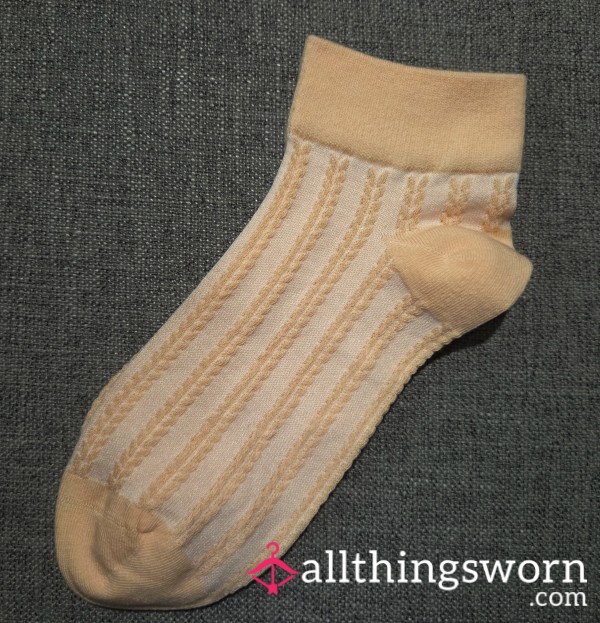 Orange Crew Socks