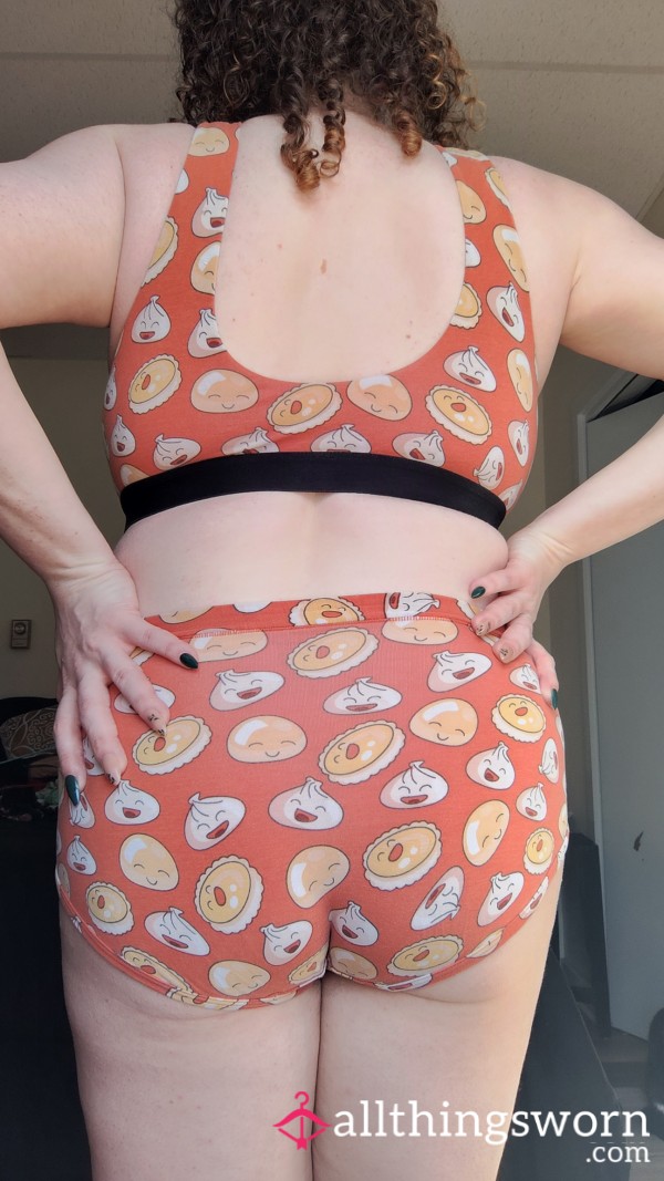 Orange Dumpling MeUndies Panties