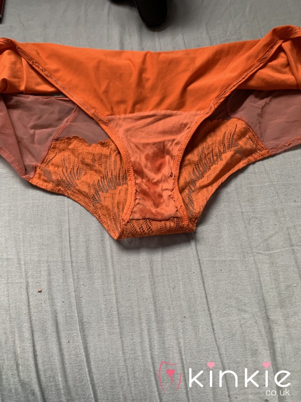 Orange Granny Panties