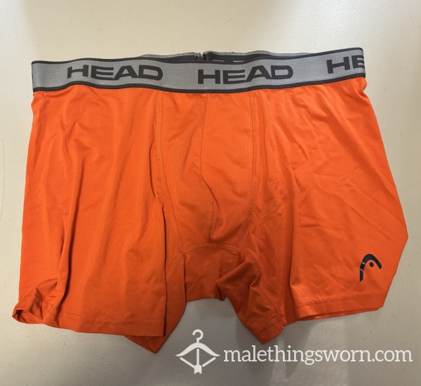 Orange Head Boxer Briefs Size XL