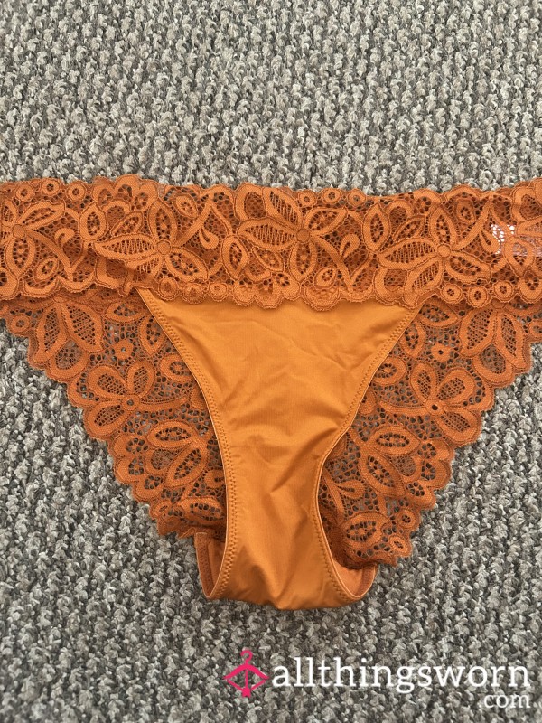 Orange Lace Panties