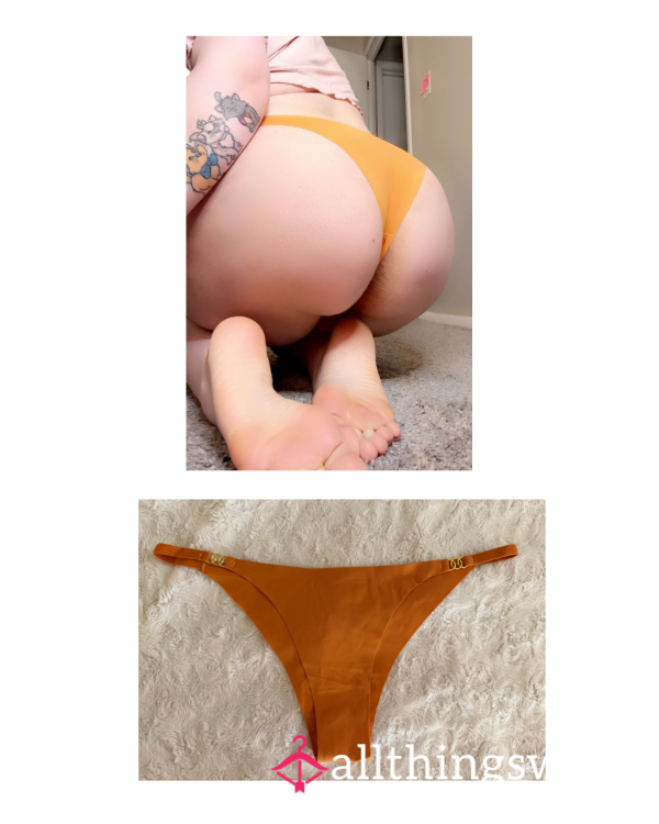 Orange Nylon Panty