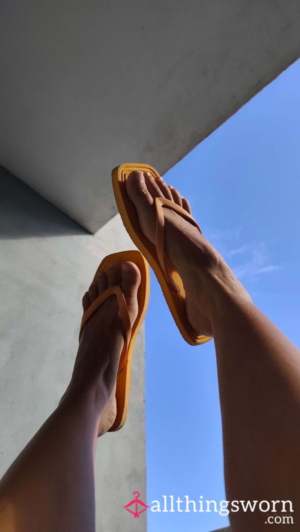 Orange Old Slippers Size 40