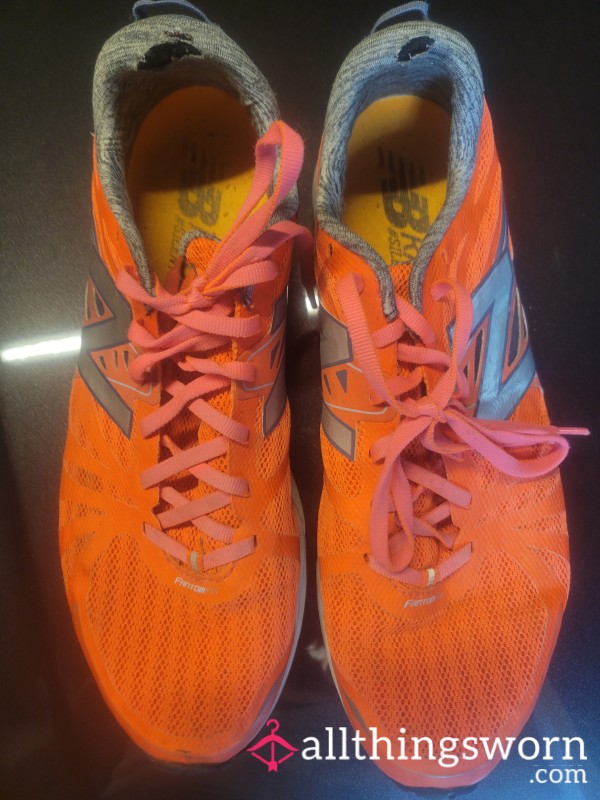 Orange Running Shoes - New Balance Phantom - Size 12 - Free Shipping