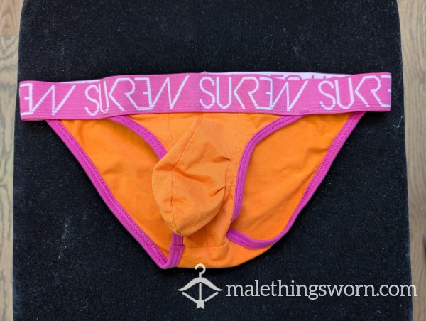 Orange Sukrew Tanga Briefs