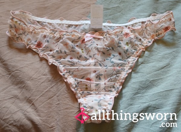 🧡🌸Orange Tanga Thong🌸🧡
