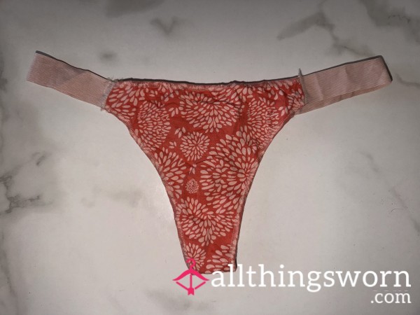 Orange/Peach Thong (size XS)