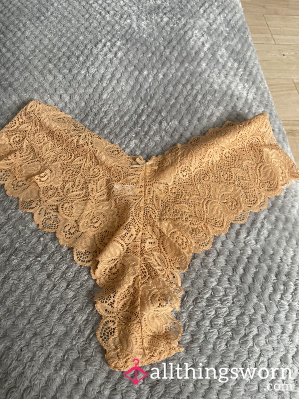 Orange/yellow Lace Panties