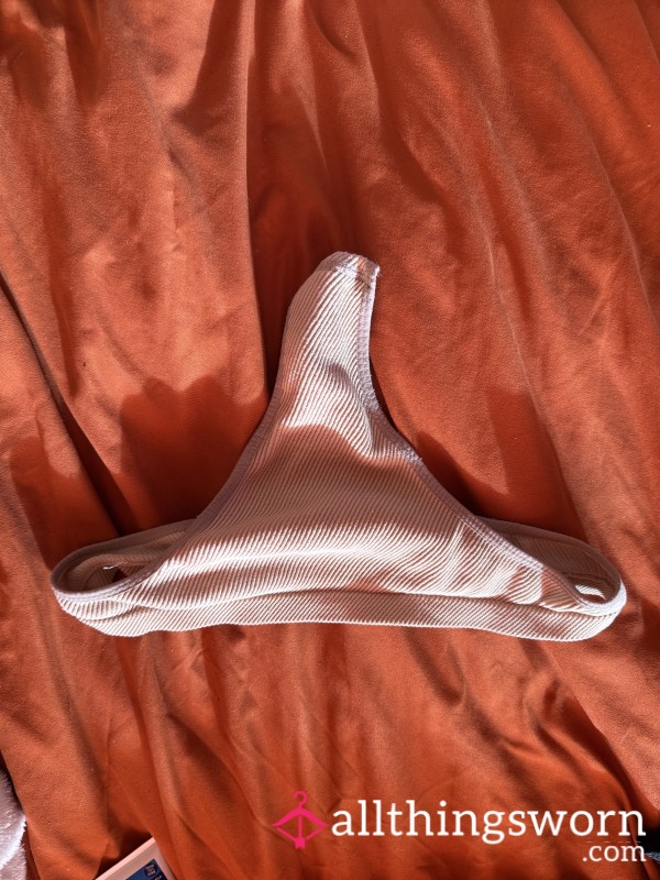 ORGASM WORN 3 DAYS THONG🤭💦