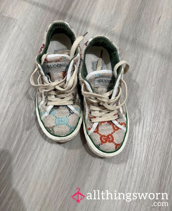 Original GUCCI Tennis 1977 😍🥵Wellworn|Designer|Smelly|Dirty