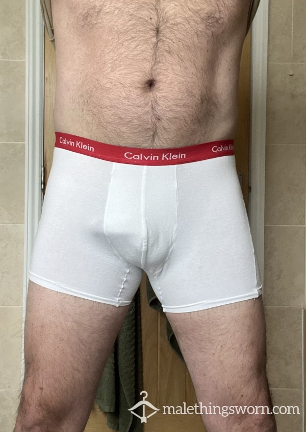 Original White Calvin Klein And Police Boxers