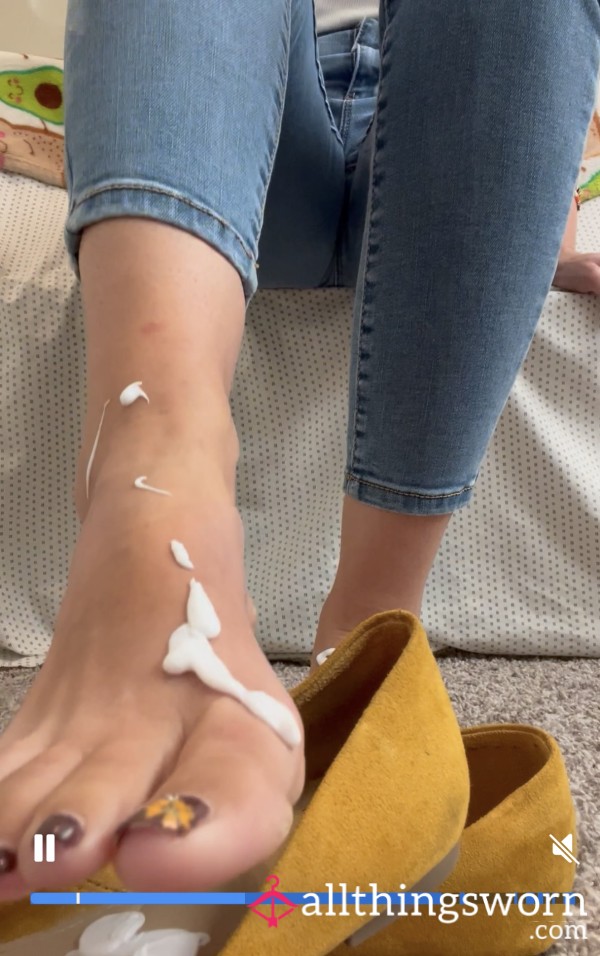 OSF Yellow Flats JOI With Lotion