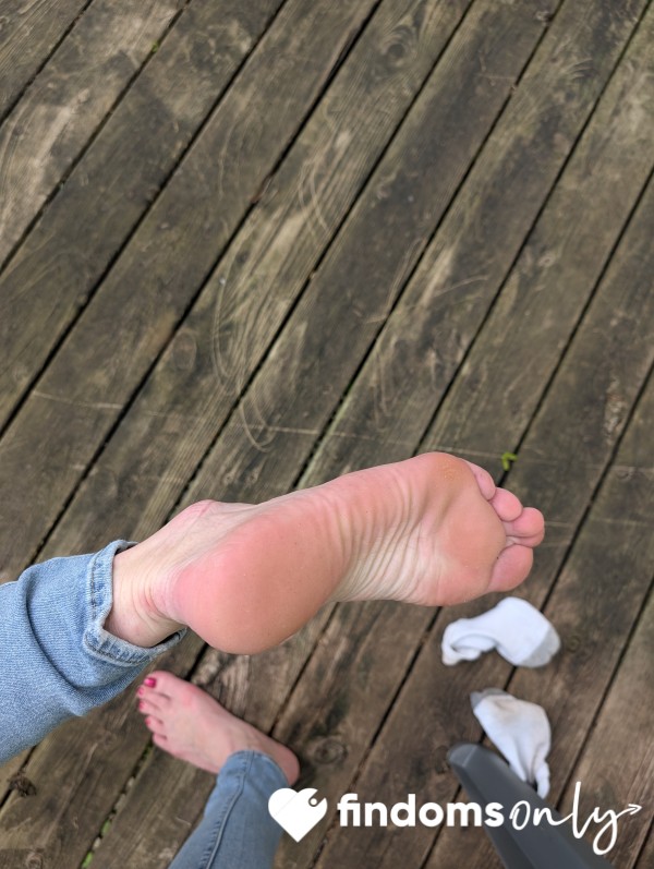 Outside Soles Feet And Flowers