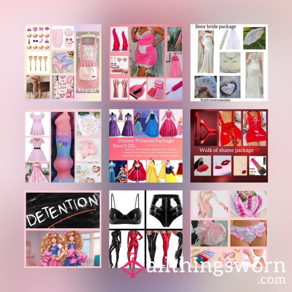 Over 10 Different Sissy Packages Available Best Sellers
