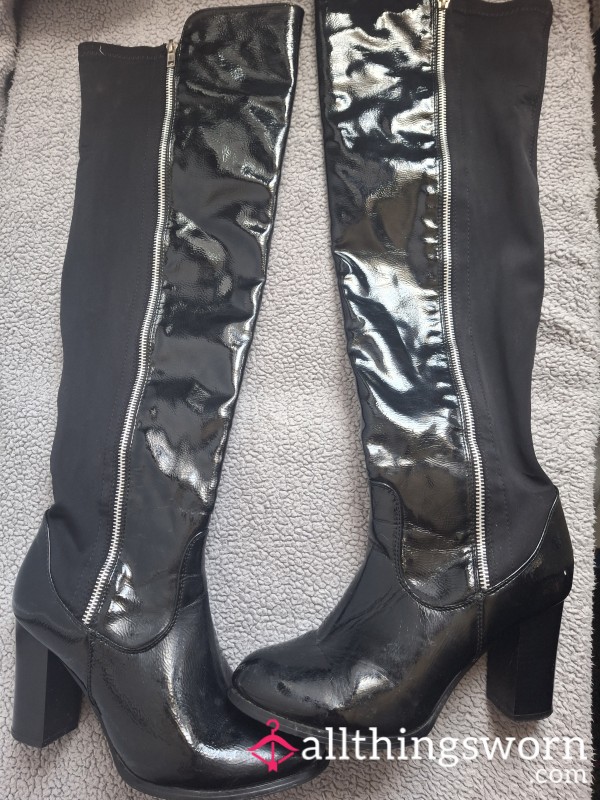 Over Knee Black Boots