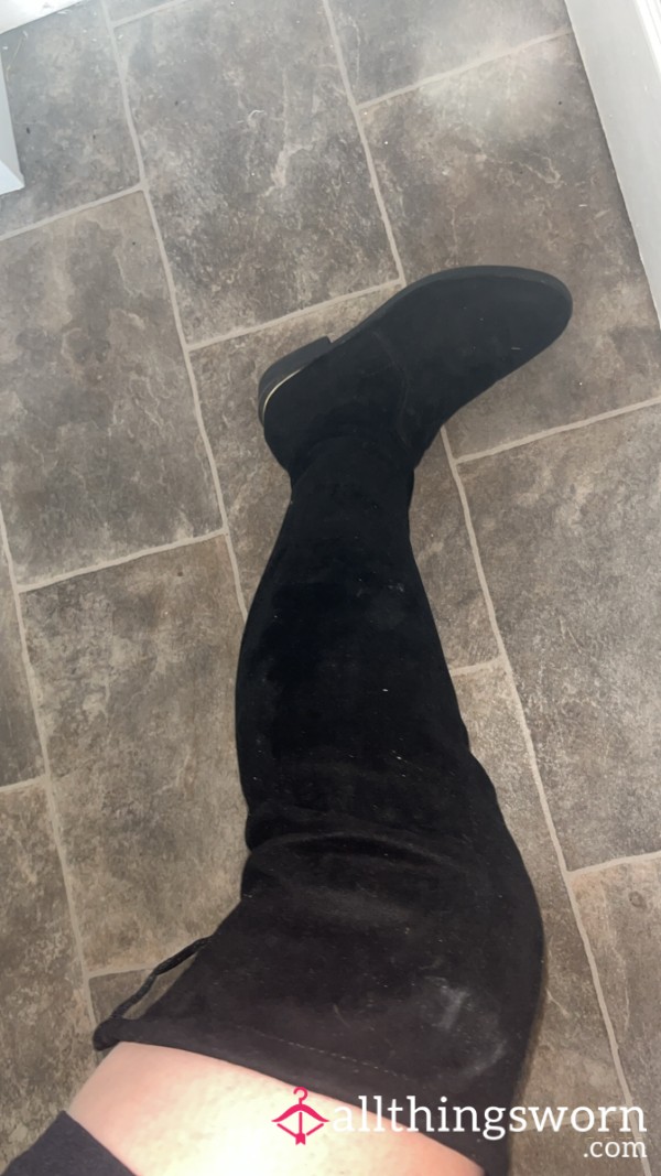 Over The Knee Suede Boots🖤